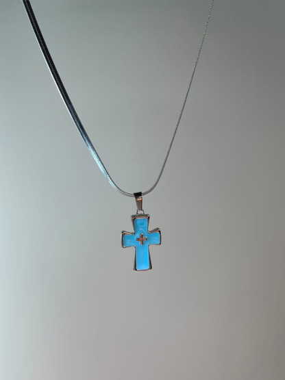 Divine Glow Cross Necklace