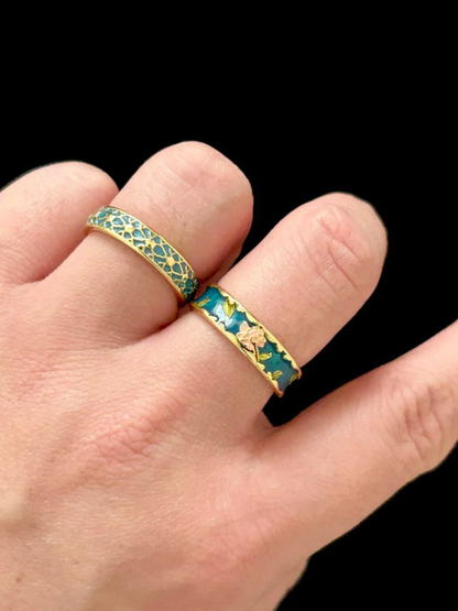 Amethyst Wing Marquise Stone Ring