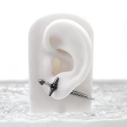 Excalibur Vertical Helix Earrings