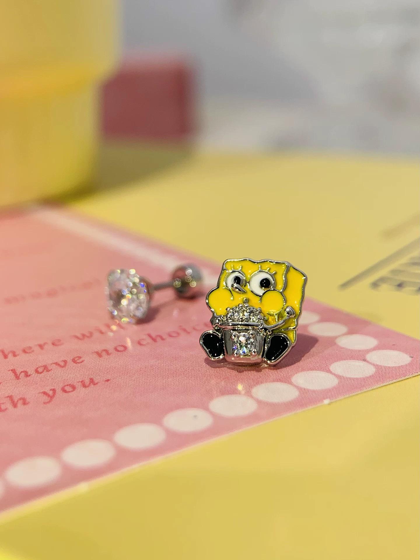 Sponge Boy Helix Earrings