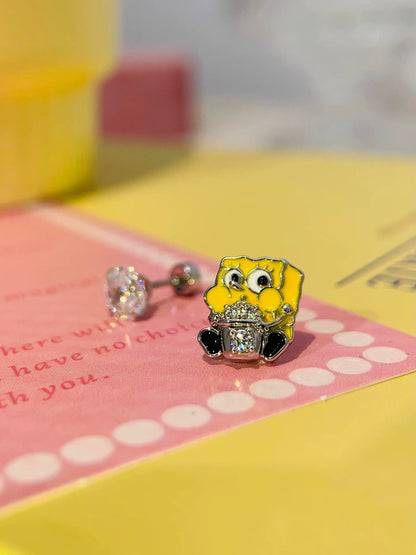 Sponge Boy Helix Earrings