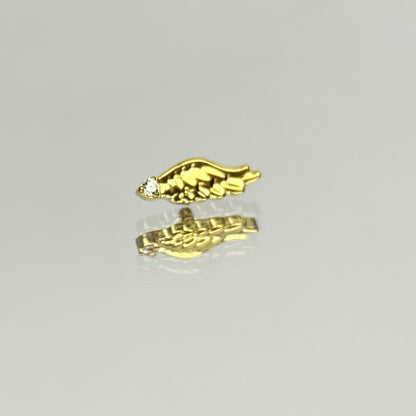 Gold Divine Wings Earrings