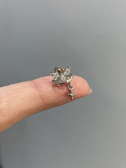 Flora Butterfly Helix Earrings