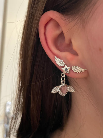 Stargazer Triple Lobe Earring Stack