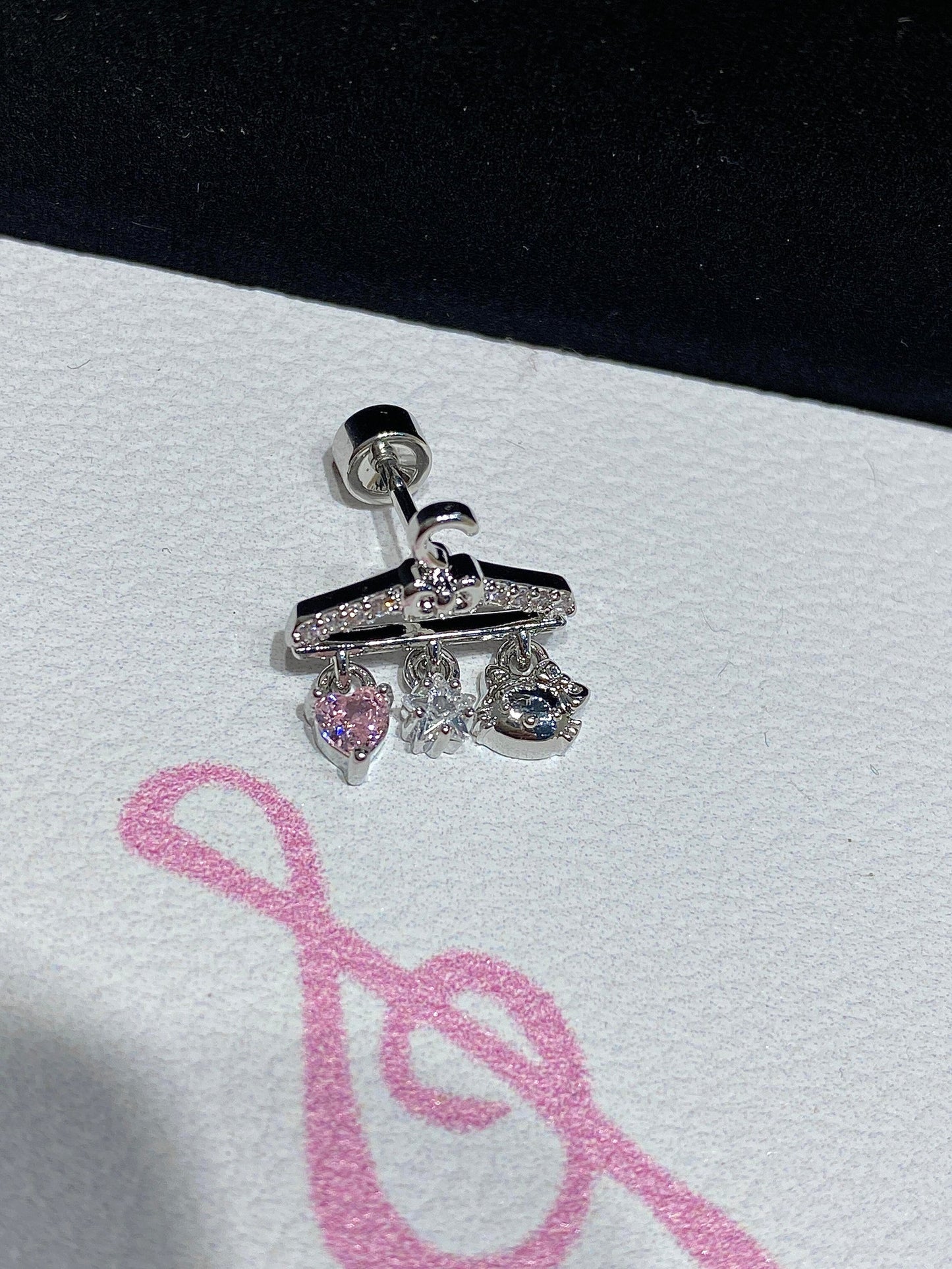 Hanging Charms Helix Earrings