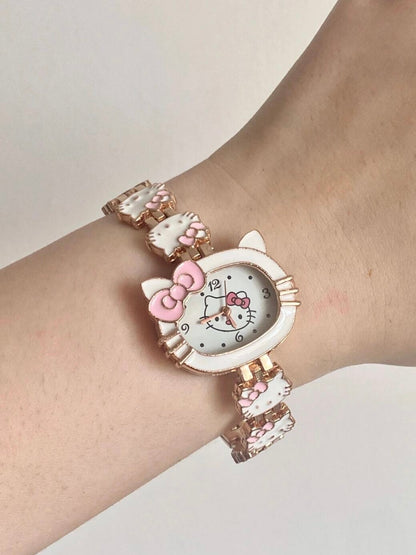 White Kitty Sweetcharms Watch