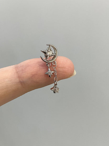 Moonstar Helix Earrings