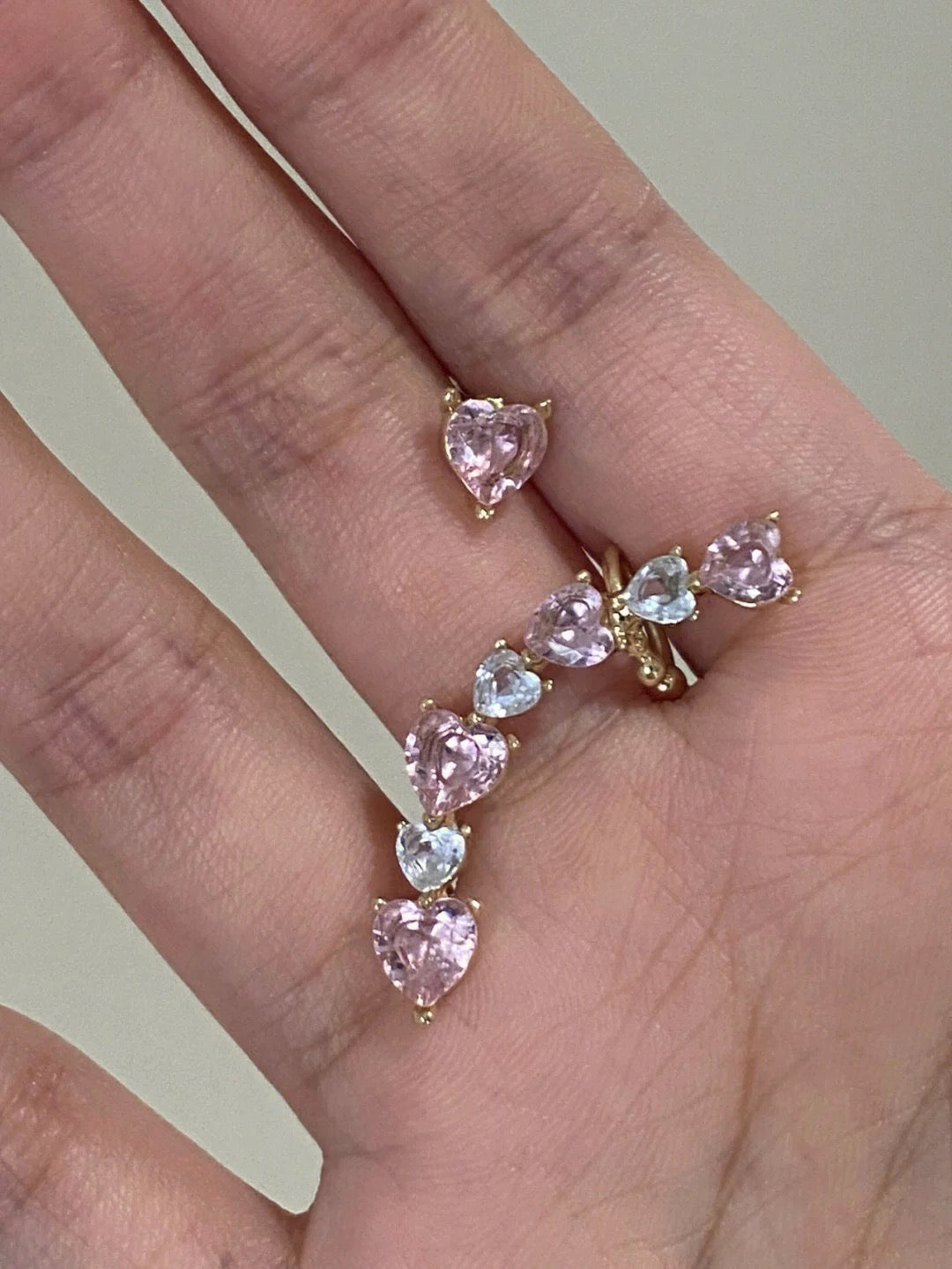 Heartline Cuff Earrings