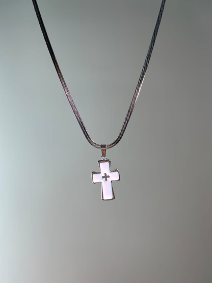 Divine Glow Cross Necklace
