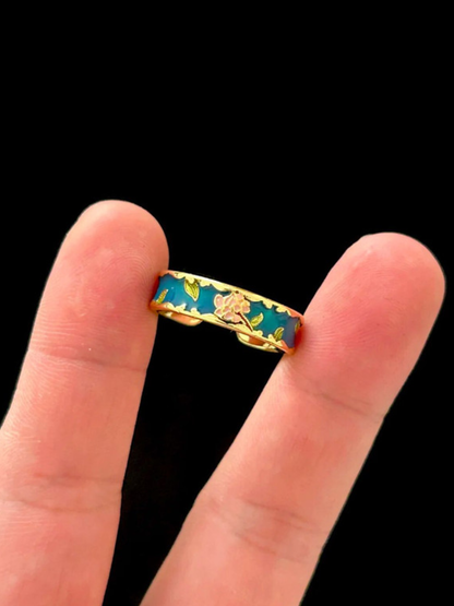 Amethyst Wing Marquise Stone Ring