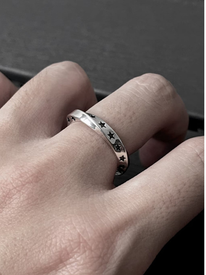 Cosmic Star Twist Open Ring