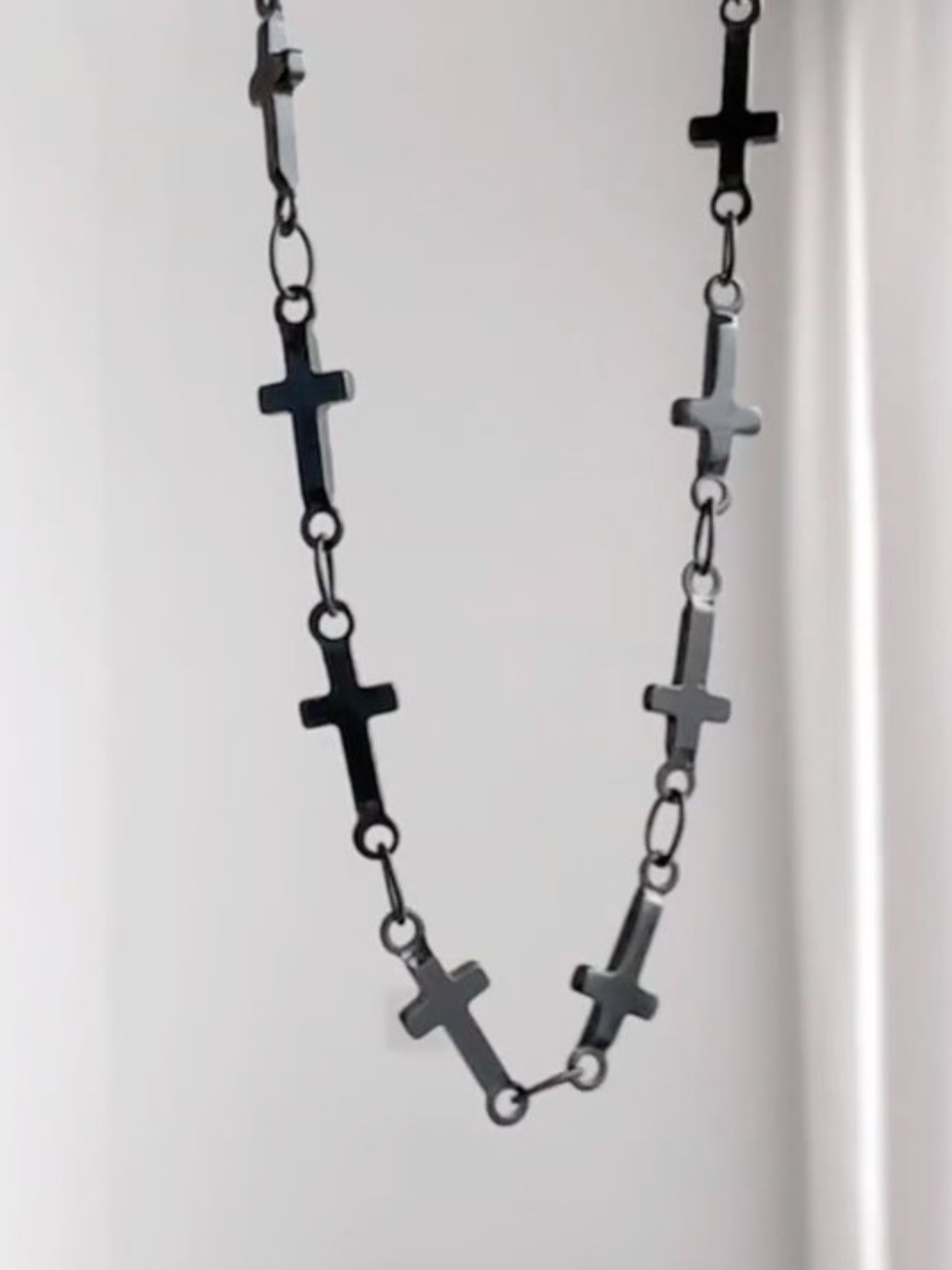 Dark Link Cross Choker Necklace