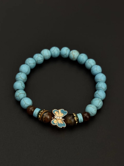 Spiritual Balance Stone Butterfly Bracelet