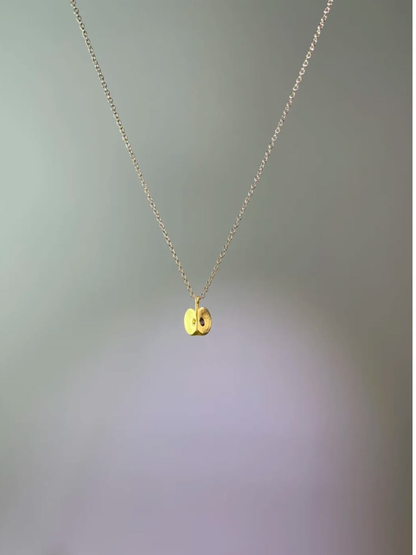 Mini Apple Slice Charm Necklace