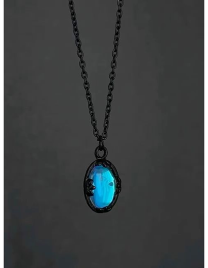 Luminous Mystic Orb Pendant Necklace