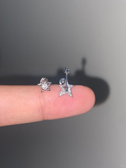 Star Guitar Helix Earrings