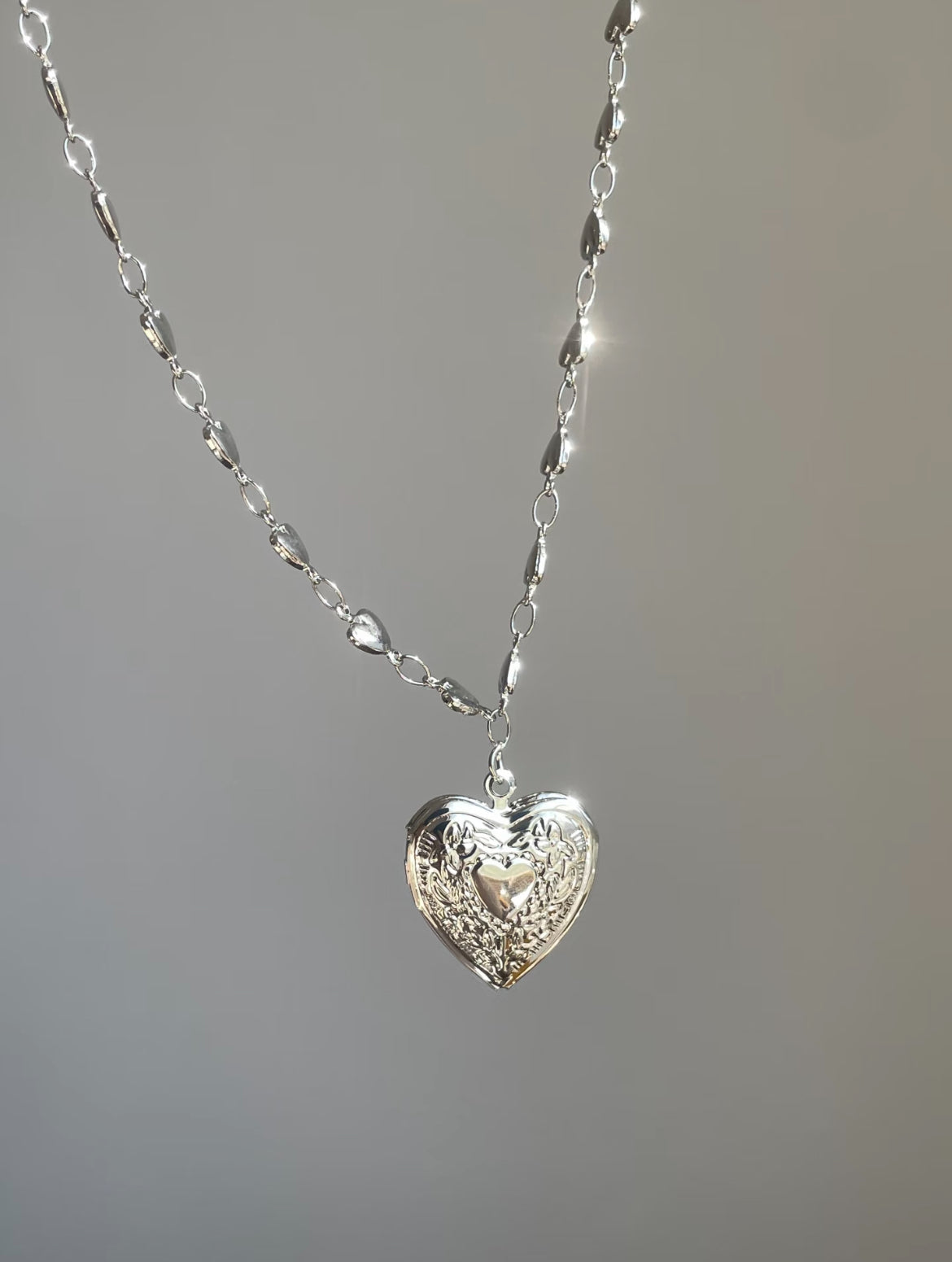 Lovebound Heart Locket Necklace