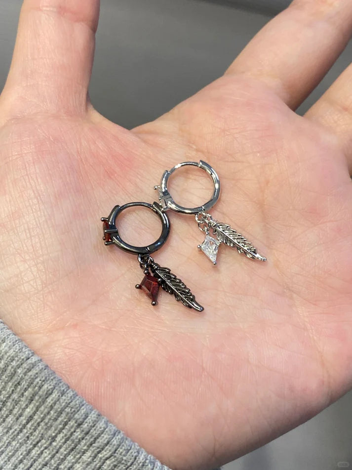 Scarlet Wings Helix Earrings