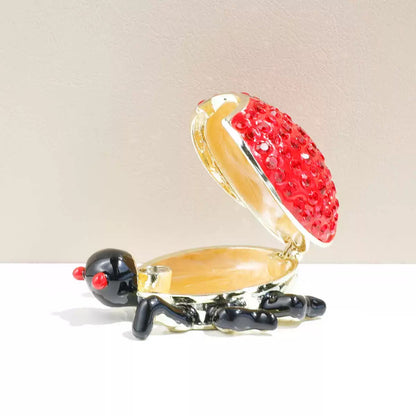 Scarlet Ladybird Ring Box