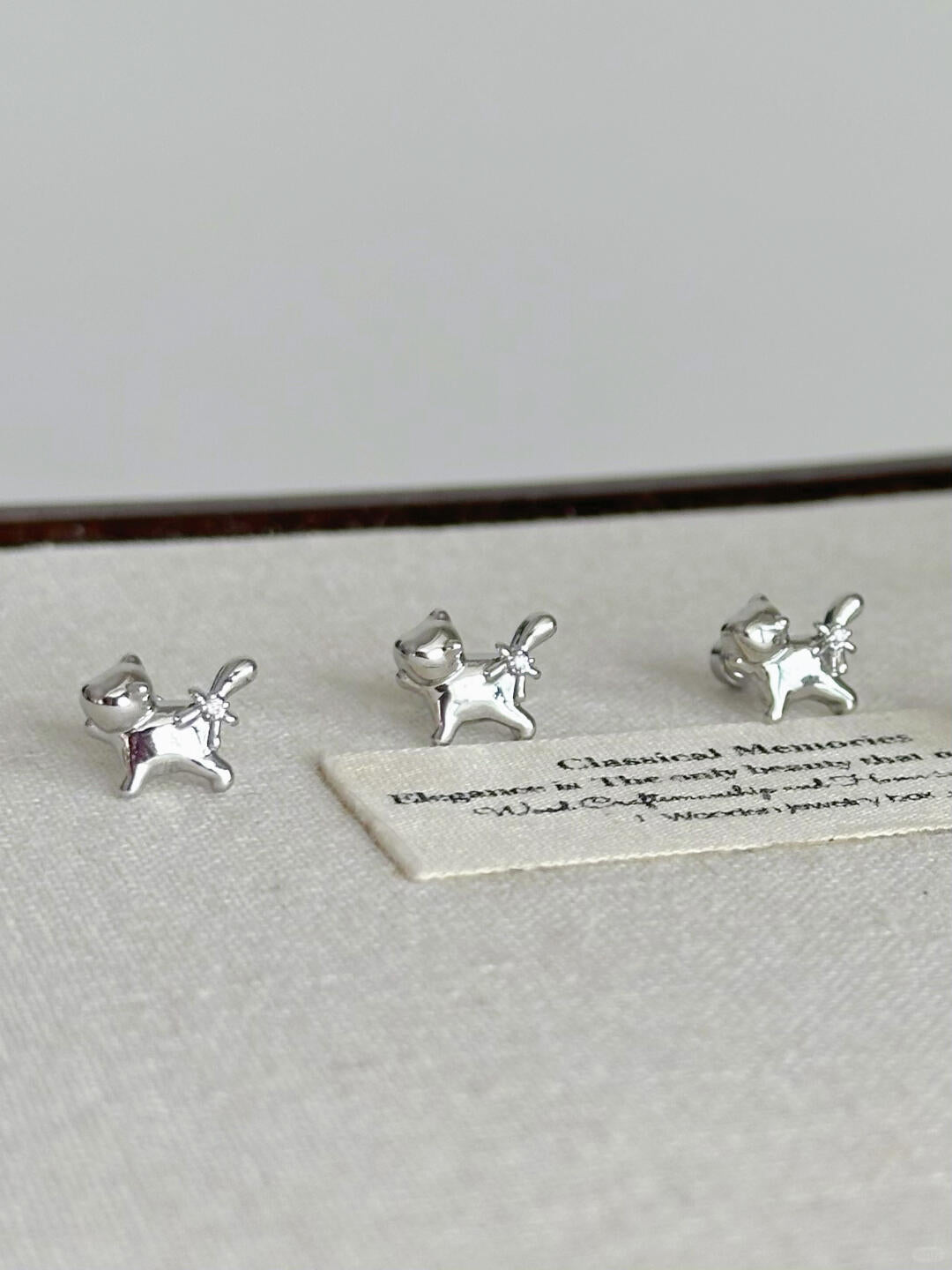 Cosmic Kitty Helix Earrings