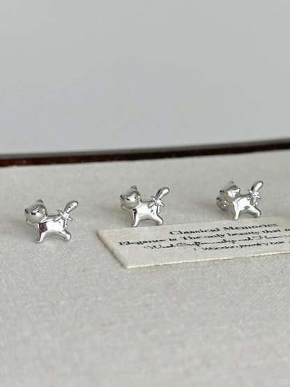 Cosmic Kitty Helix Earrings