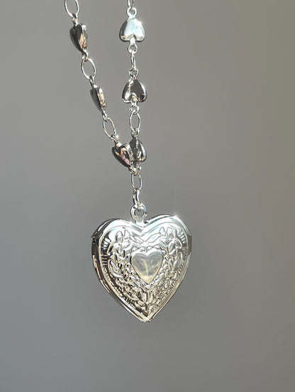 Lovebound Heart Locket Necklace