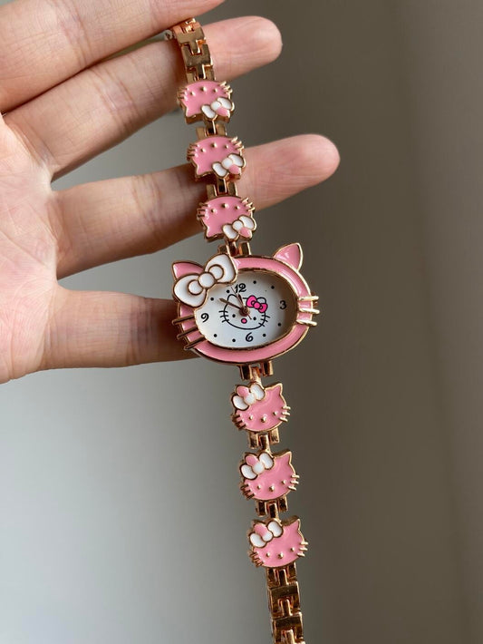 Pink Kitty Sweetcharms Watch