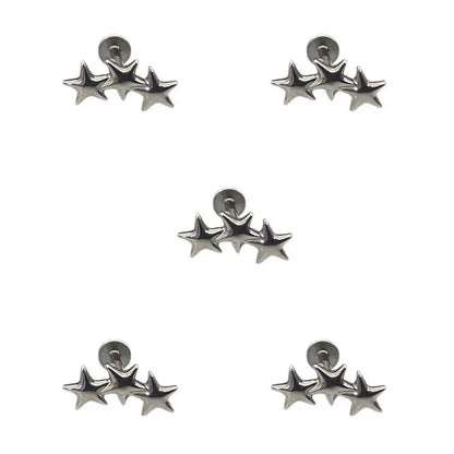 Trinity Stars Lip Stud