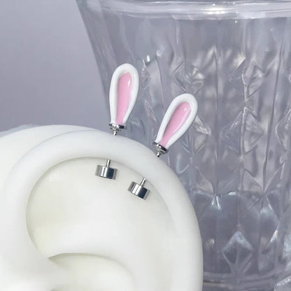 Sweet Bunny Ears Vertical Helix Earrings
