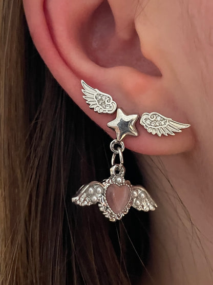 Stargazer Triple Lobe Earring Stack