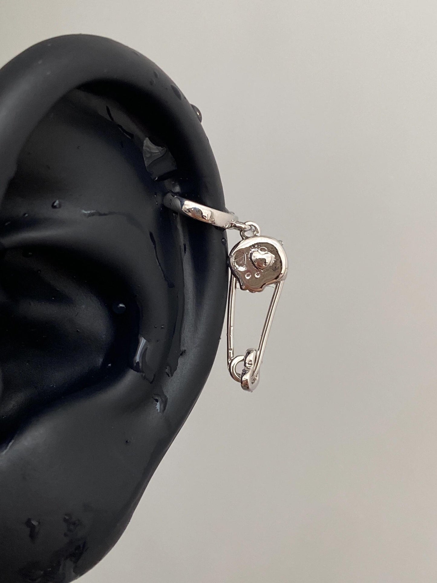 Skull Clip Helix Earrings