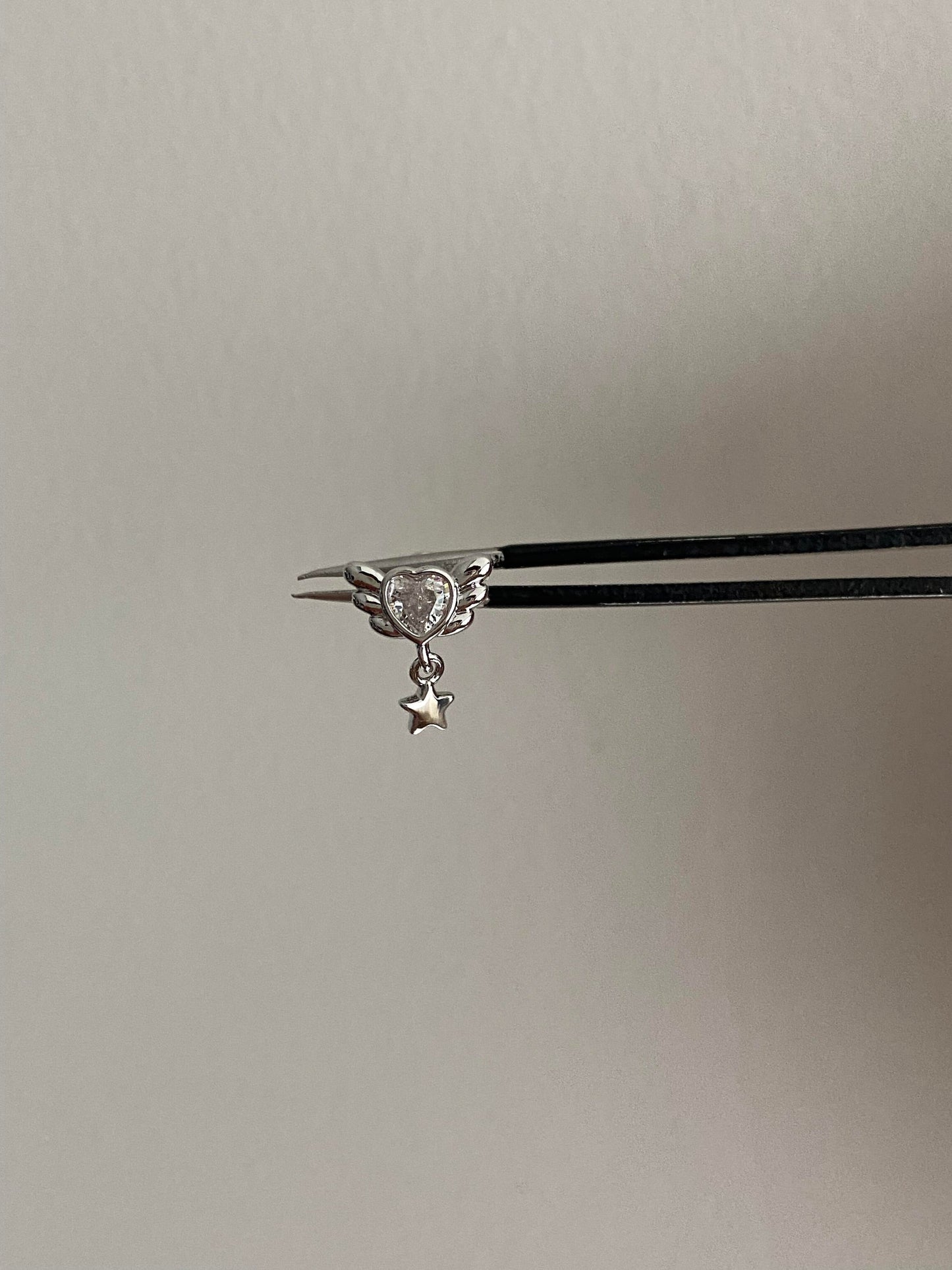 Flying Heart Helix Earrings