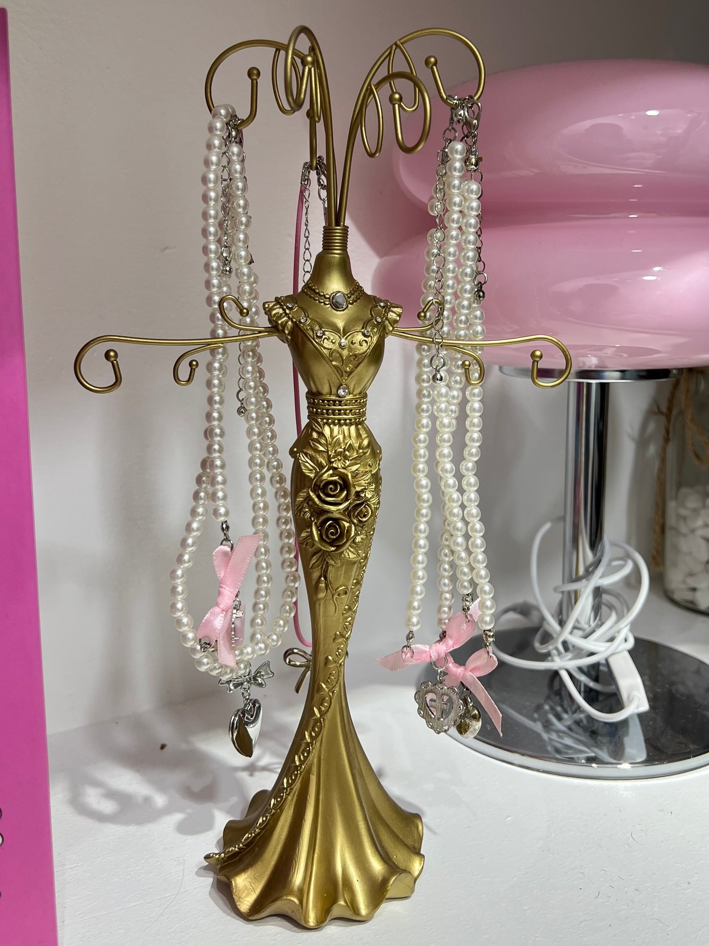 Vintage Dress Form Jewelry Holder