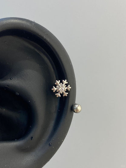 Snowflake Helix Earrings