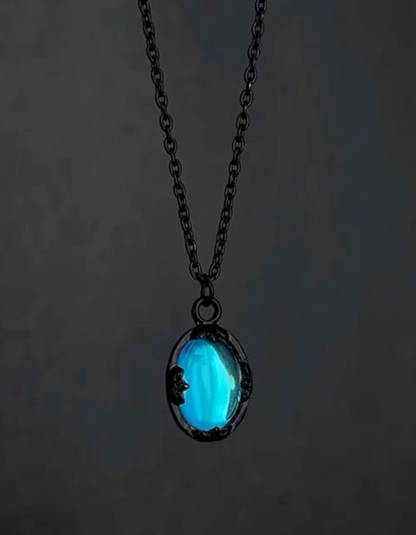 Luminous Mystic Orb Pendant Necklace