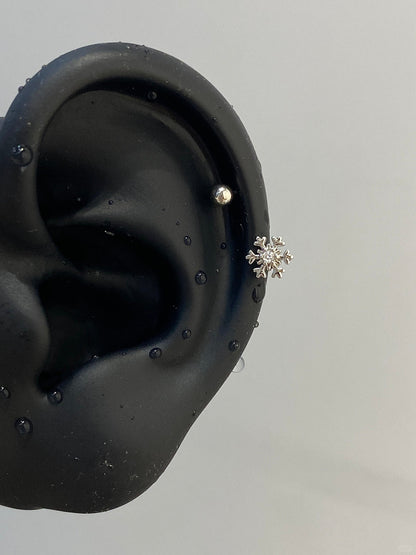 Snowflake Helix Earrings