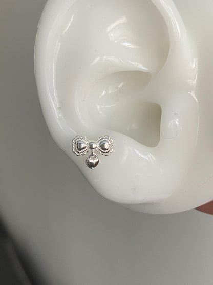 Lovers Bow Helix Earrings