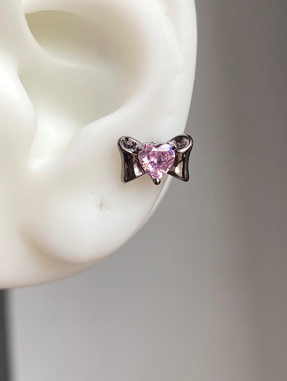 Berry Bow Helix Earrings