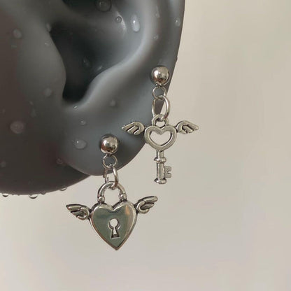 Lock & Key Earrings