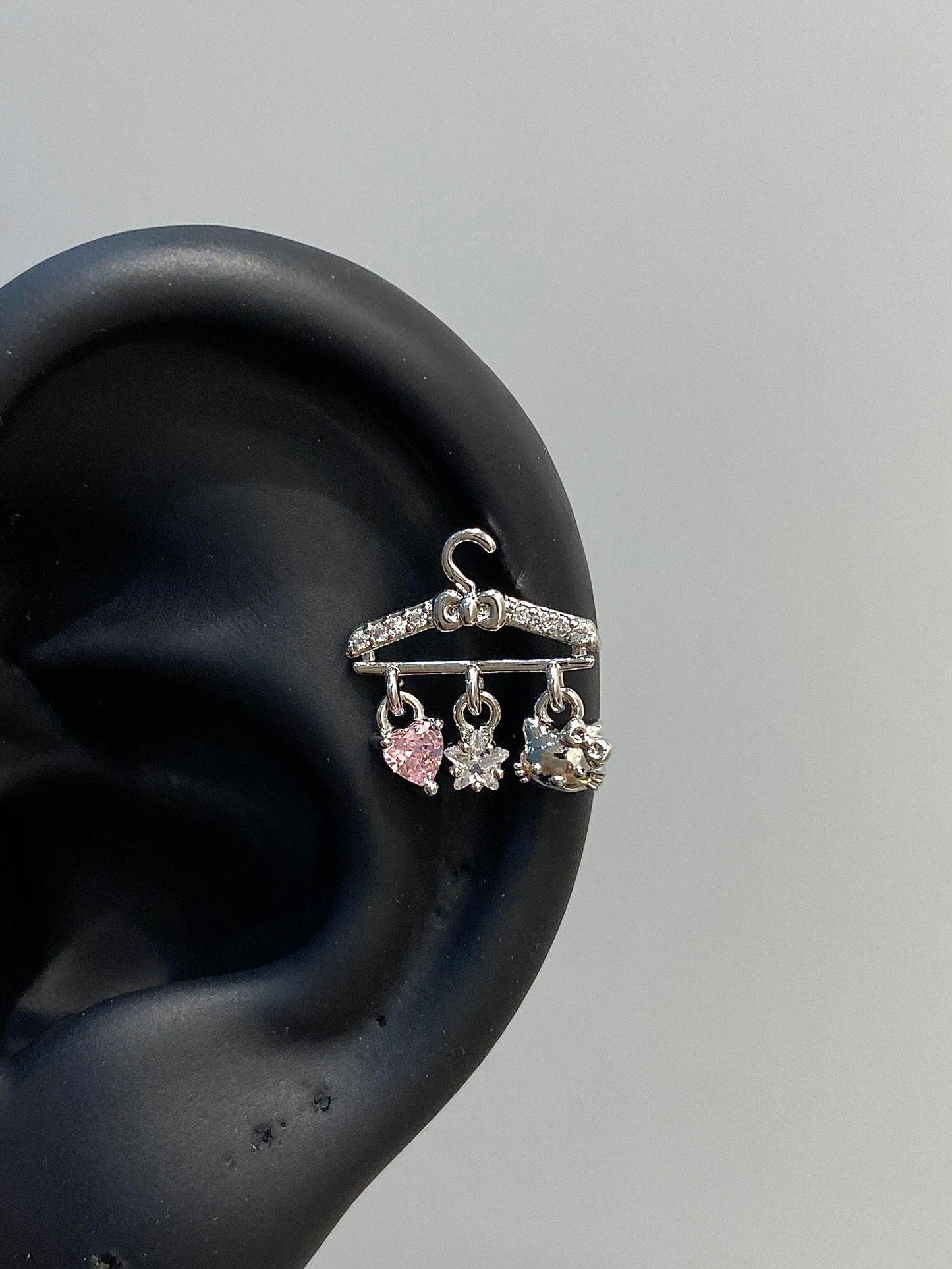 Hanging Charms Helix Earrings