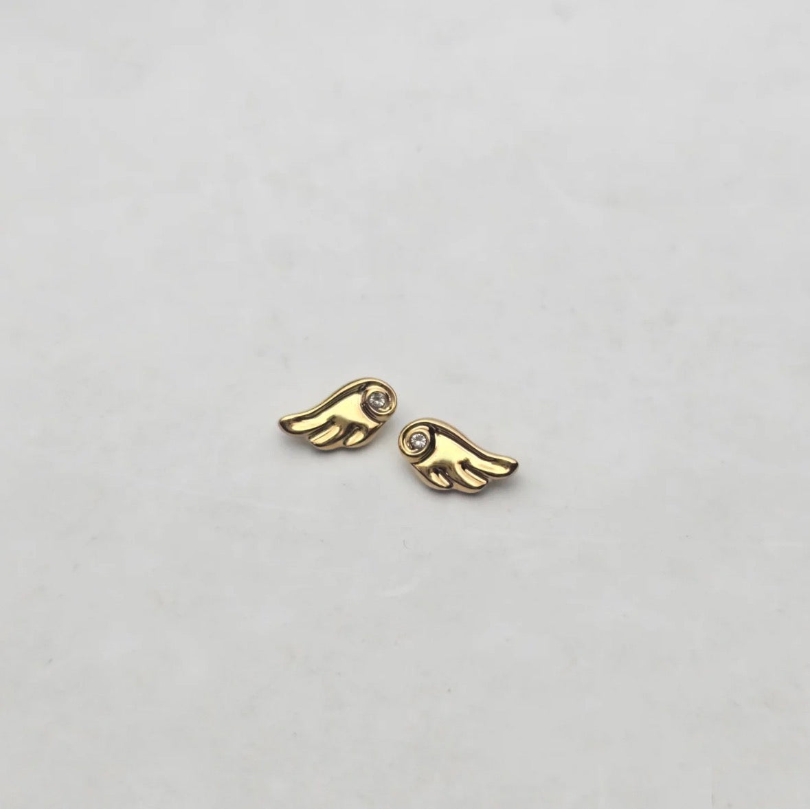 Gold Angel- Lite Wing Earrings
