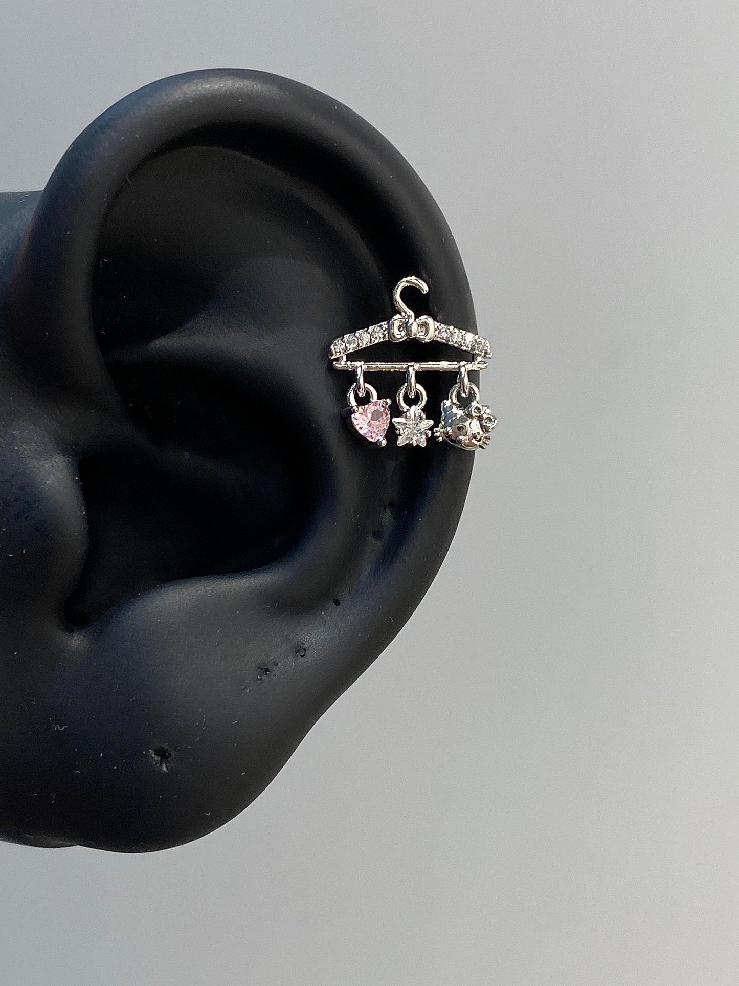 Hanging Charms Helix Earrings