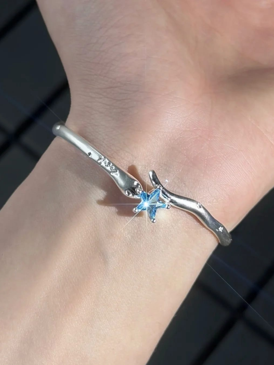 Blue Star Magic Branch Cuff