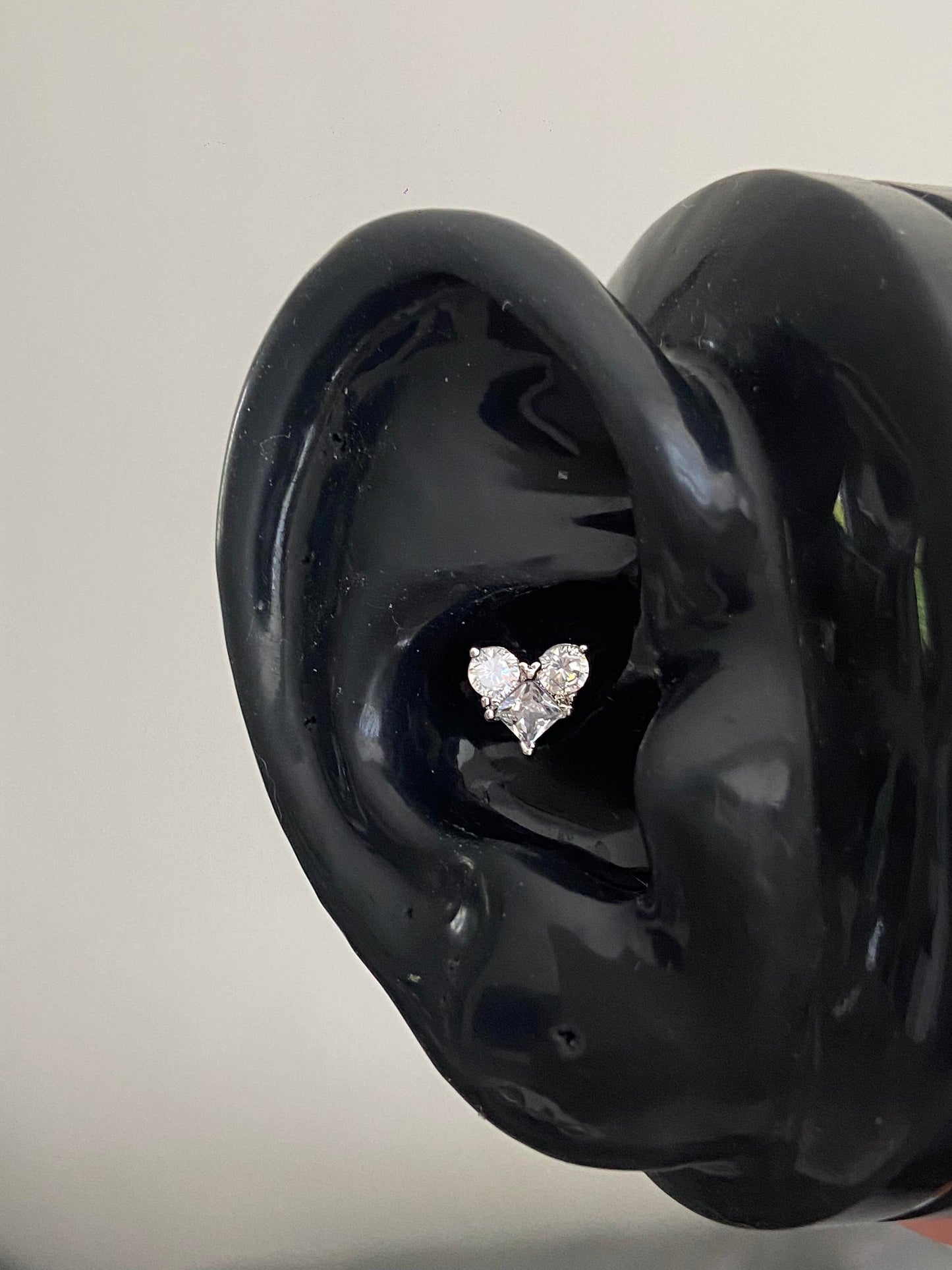 Glacé Heart Helix Earrings