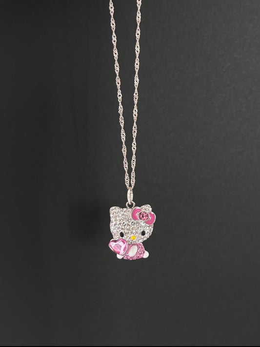 Kitty Love Charm Necklace