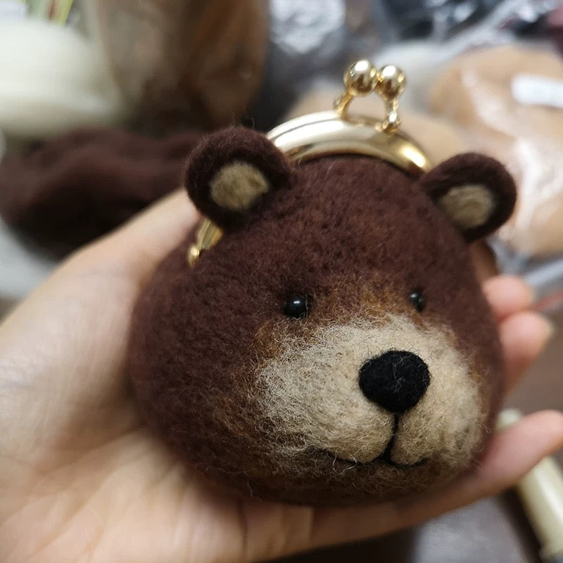 Brown Bear Ring Pouch