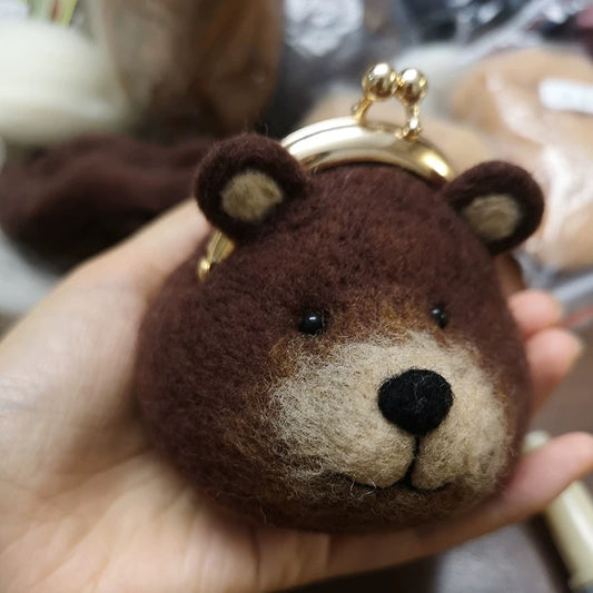 Brown Bear Ring Pouch