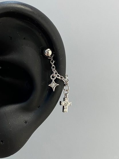 Divine Star Chain Earrings