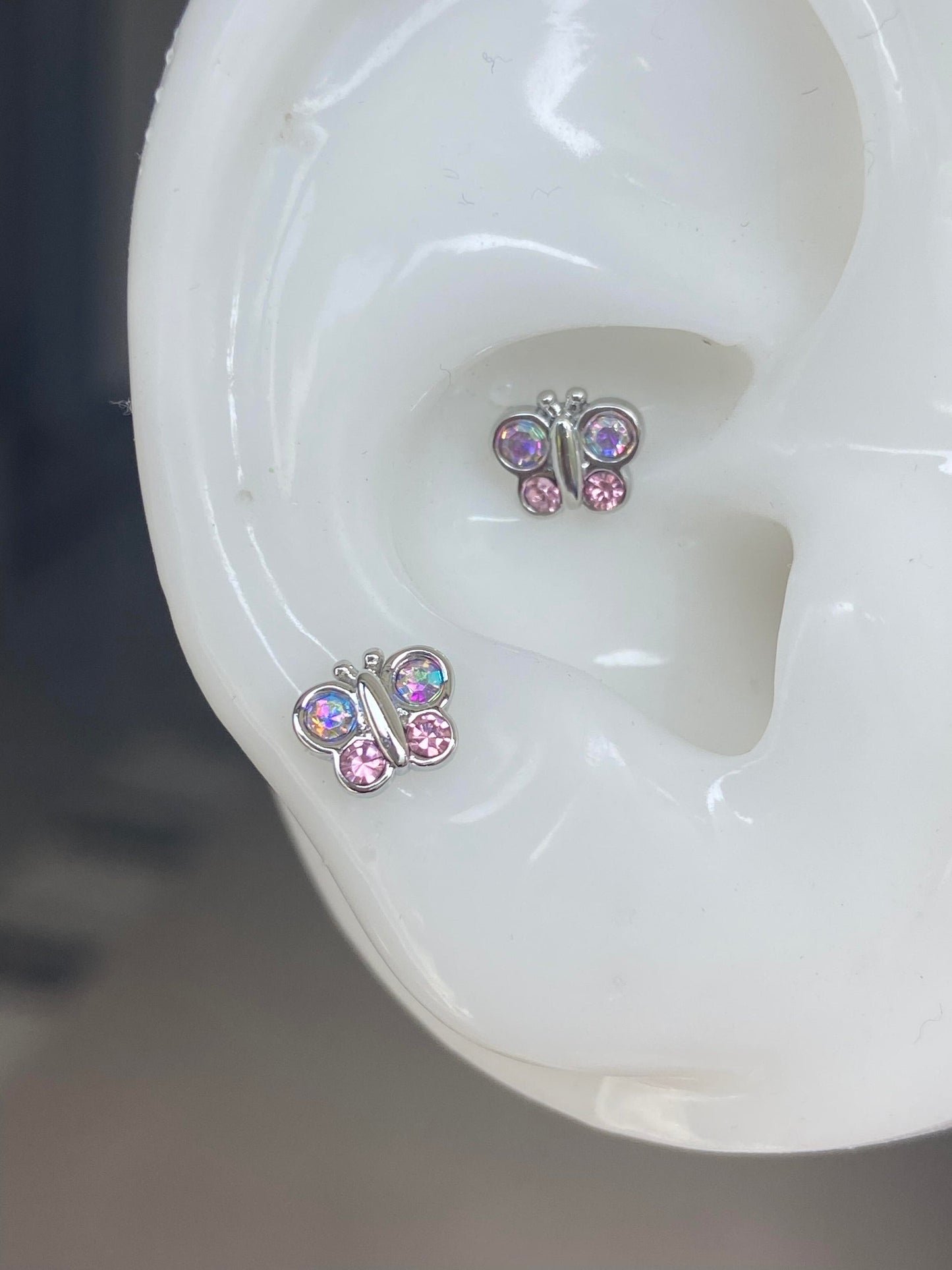 Pastelle Butterfly Helix Earrings