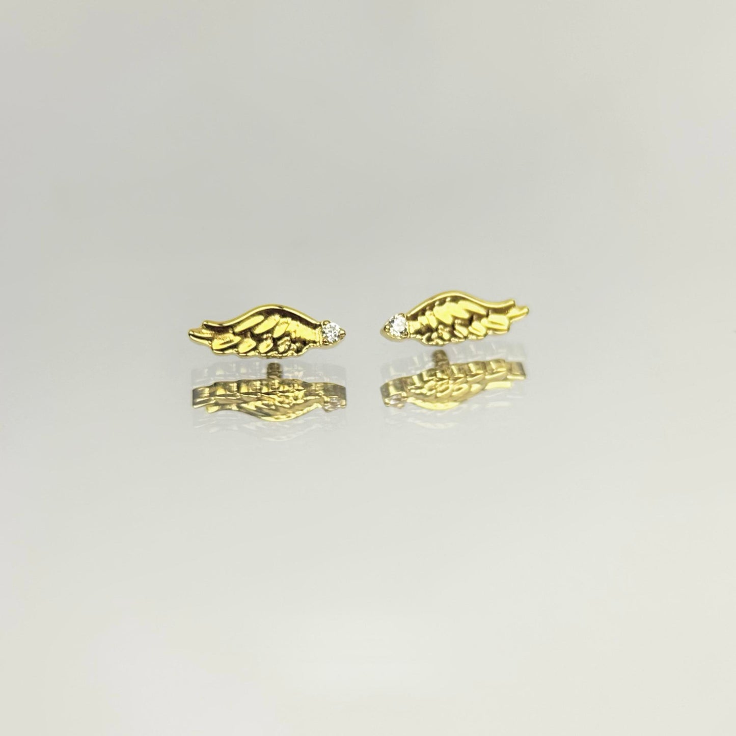 Gold Divine Wings Earrings